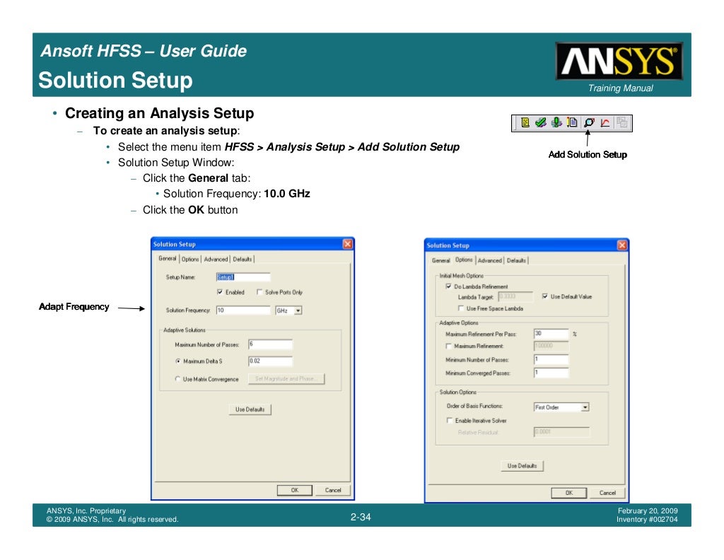 Hfss user guide