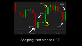 Scalping: first step to HFT
 
