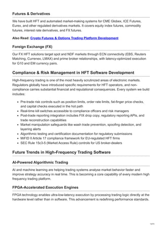 Ft Program High-Frequency Trading Software Development: Complete Guide for Fintech ...