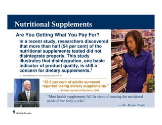 Health and freedom for you?