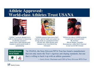 Health and freedom for you?