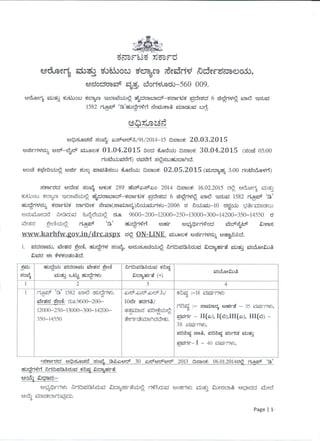 Group D 1582 posts notification in Health and Family welfare department 