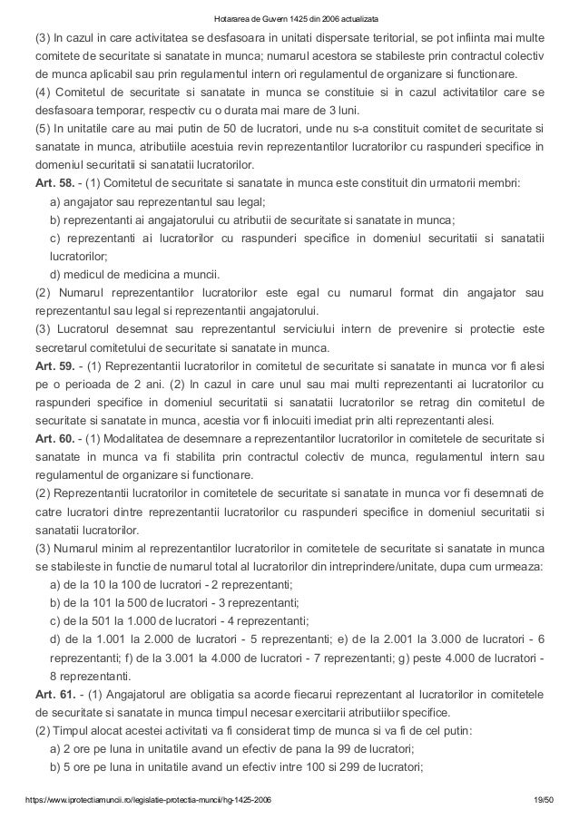 Hg 1425 2006 Act 2019