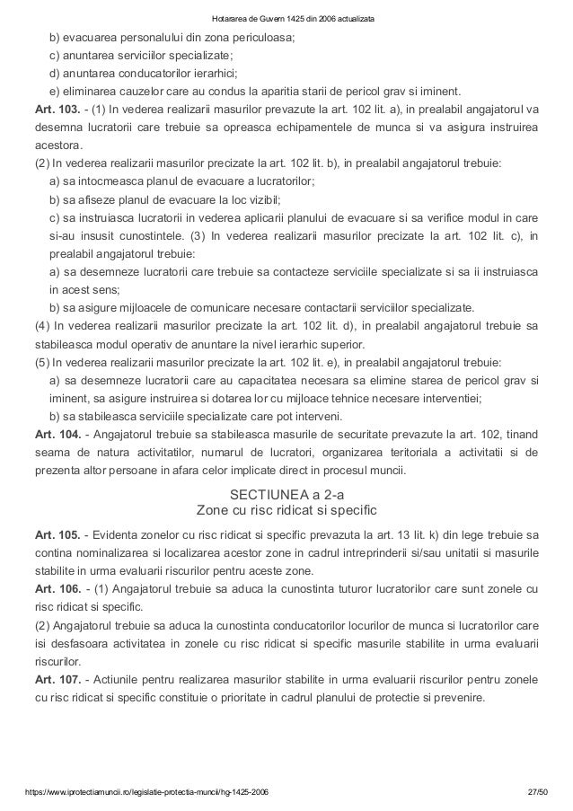 Hg 1425 2006 Act 2019