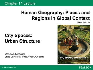 Chapter 11 Lecture

               Human Geography: Places and
                  Regions in Global Context
                                        Sixth Edition




City Spaces:
Urban Structure

Wendy A. Mitteager
State University of New York, Oneonta
 
