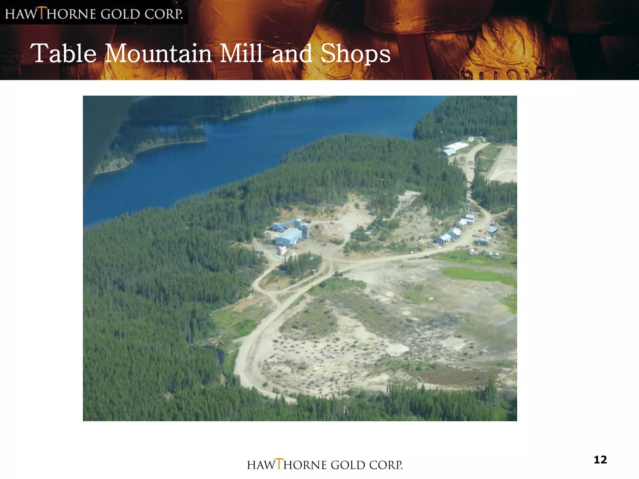 Table Mountain Mill and Shops




                                12
 