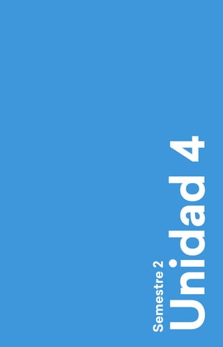 Semestre
2
Unidad
4
 