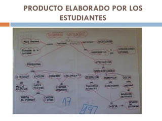 PRODUCTO ELABORADO POR LOS
       ESTUDIANTES
 