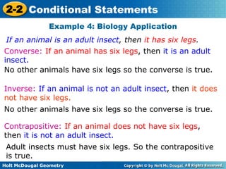 Compound And Conditional Statement Example HGeo 2.2 Conditional Statements.ppt