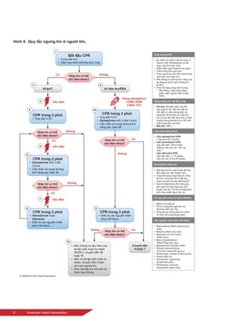 8	 American Heart Association
Hình 4.  Quy tắc ngưng tim ở người lớn.
 