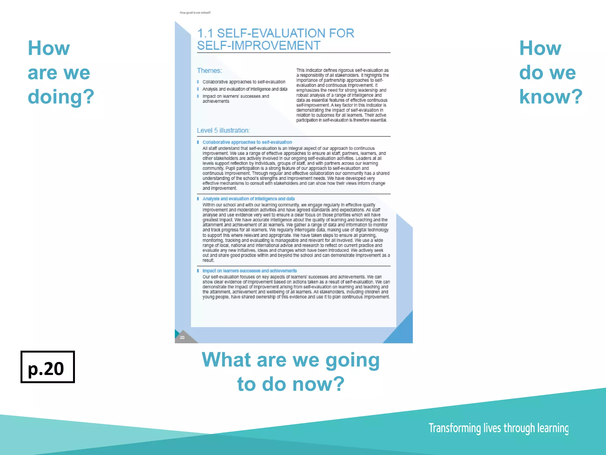 How Good Is Our School 4th Edition PPT How good is our school 4th edition ppt