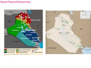 Spatial Patterns/Relationships
 