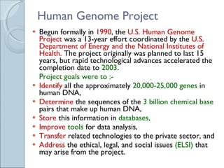 Human genome project | PPT