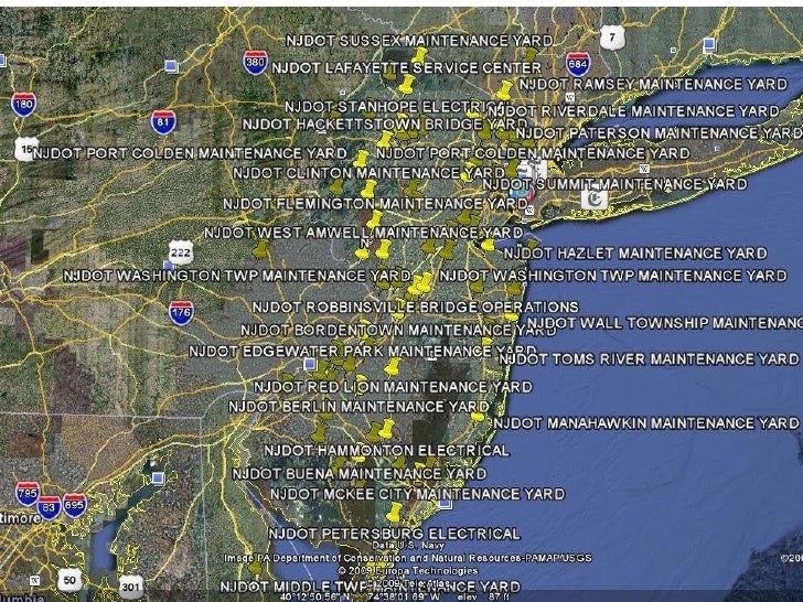 NJ DOT state employee fuel sites