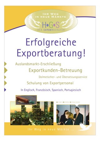 PFD Broschüre HGS-Exportberatung