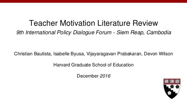 literature review motivation students