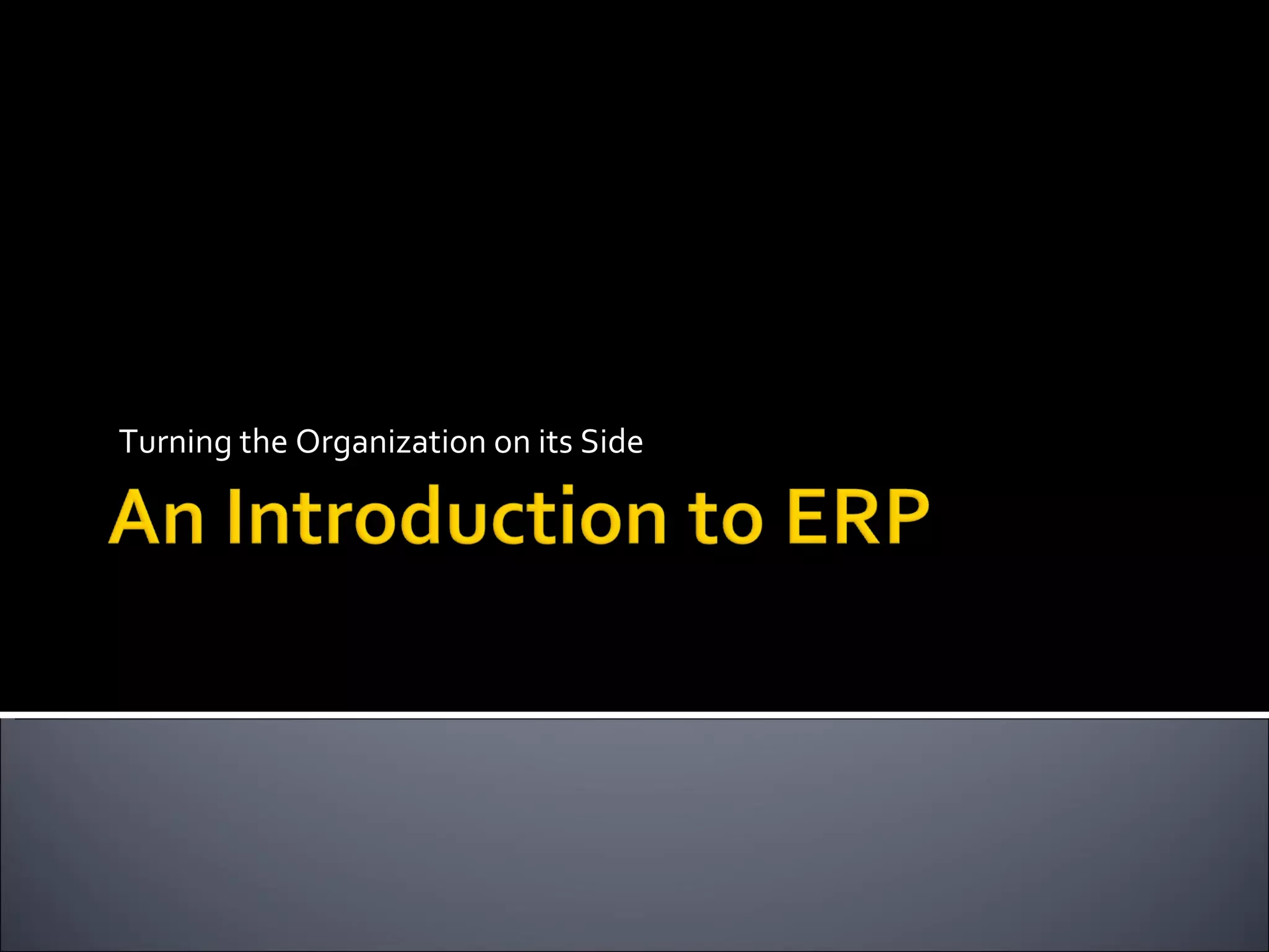 Explain Erp