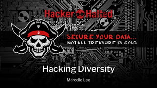 Hacking Diversity
Marcelle Lee
 