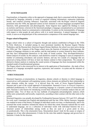 Hh. schools of thought linguistics converted | PDF