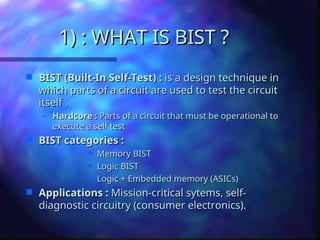 Memory and BIst testing in VLSI-Lecture.ppt