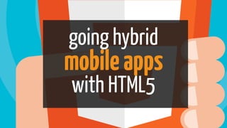 going hybrid
mobileapps
with HTML5
 