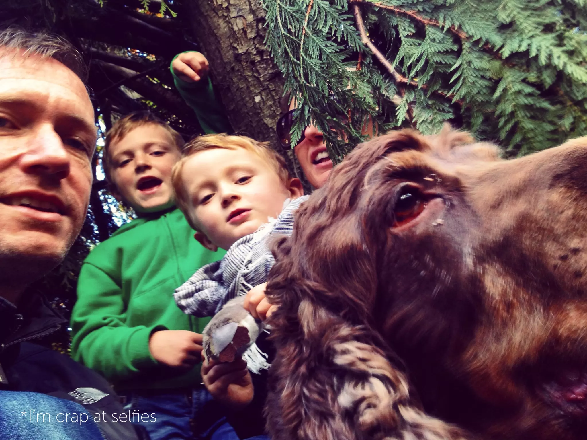 *I’m crap at selﬁes
 