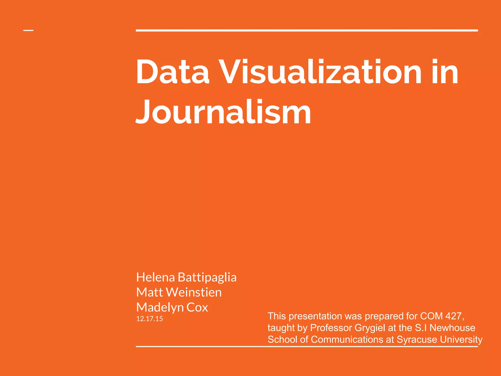 Data Visualization | PPT