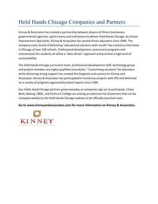 Hold Hands Chicago Executive Summary