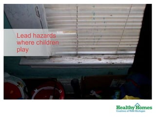 Lead hazards
where children
play

 