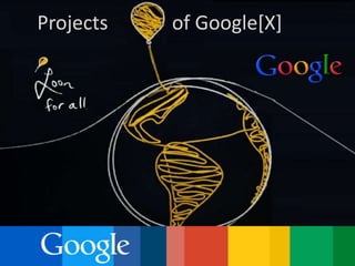 Projects of Google[X]
 
