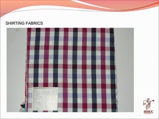SHIRTING FABRICSSHIRTING FABRICS
 