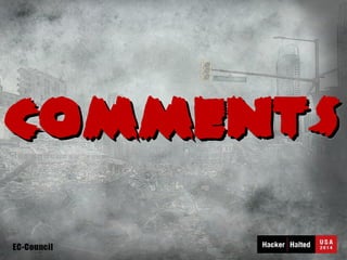 CCCCoooommmmmmmmeeeennnnttttssss 
 