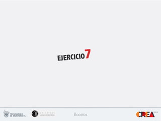 TITULARES	
  
Bocetos
 