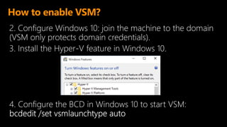 How to enable VSM?
 
