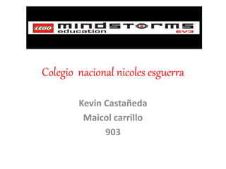 Colegio nacional nicoles esguerra
Kevin Castañeda
Maicol carrillo
903
 