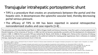 Tips Procedure Pressures Hepatic Hydrothorax | PPTX
