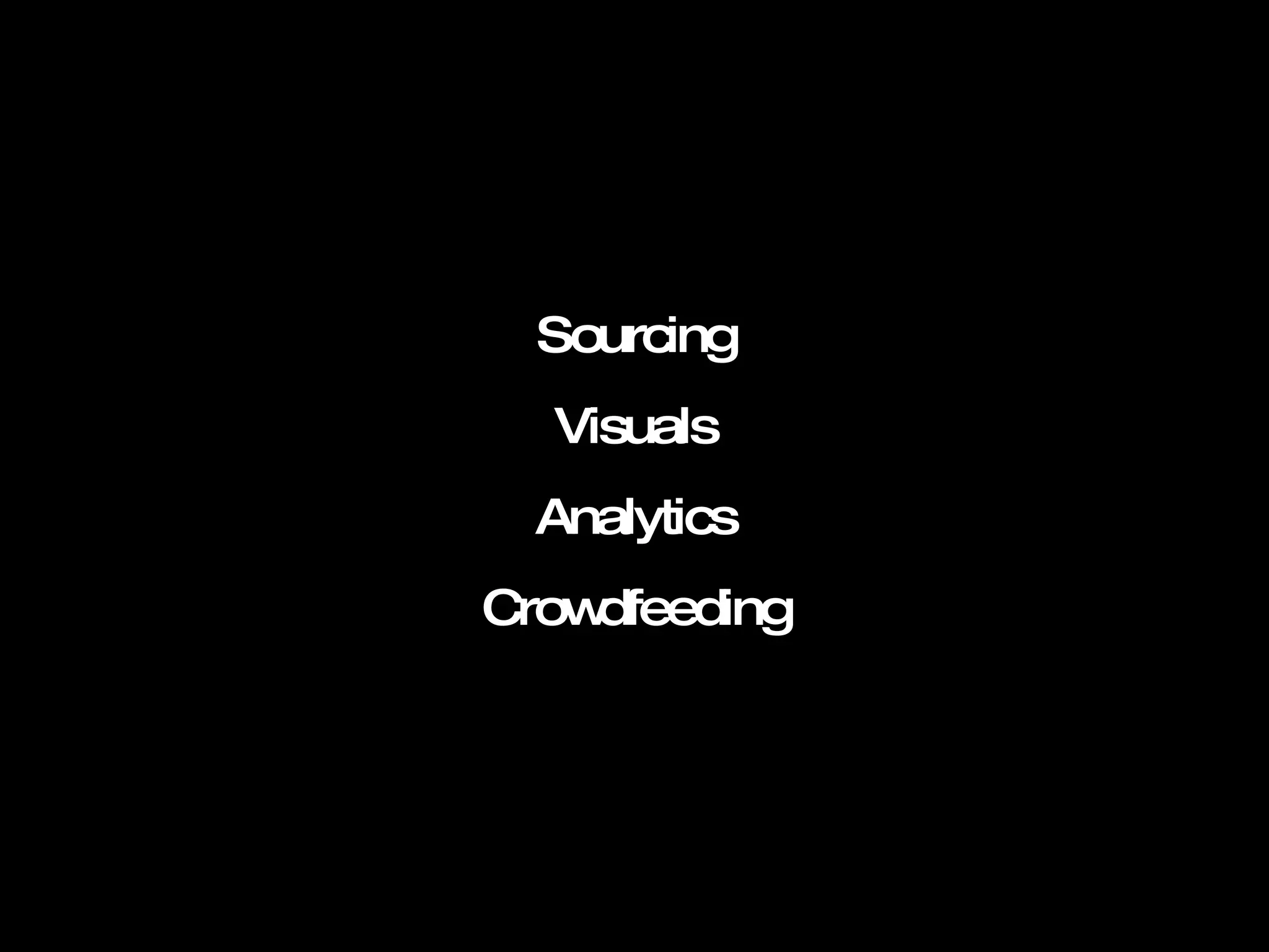 Sourcing Visuals Analytics Crowdfeeding 