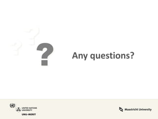 Any questions? 
? 
? 
? 