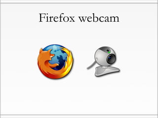 Firefox webcam
 