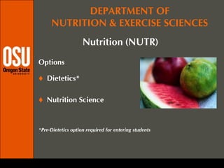 COLLEGE OF HEALTH & HUMAN SCIENCESDepartmentsDesign & Human Environment (DHE)