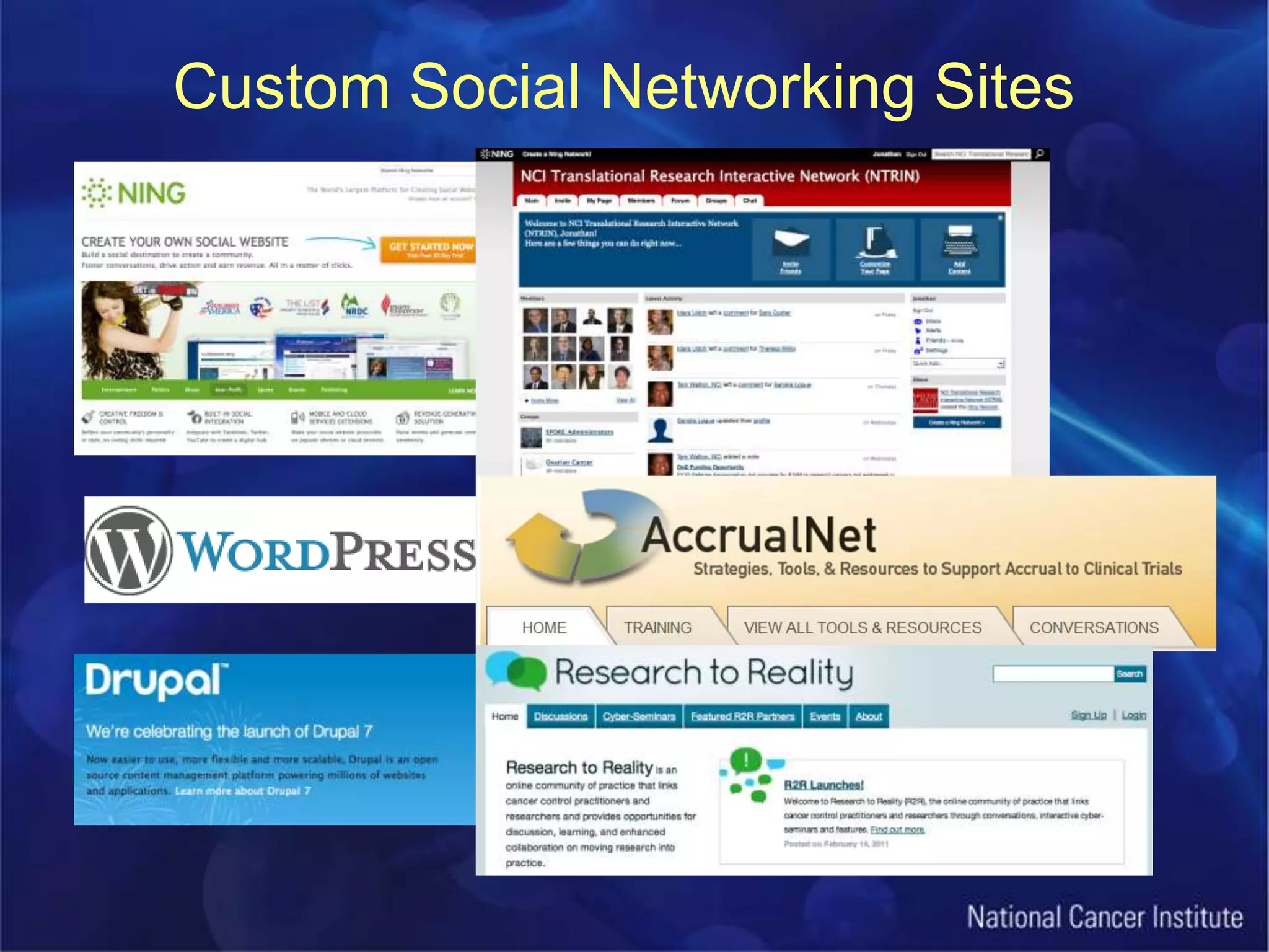 Custom Social Networking Sites