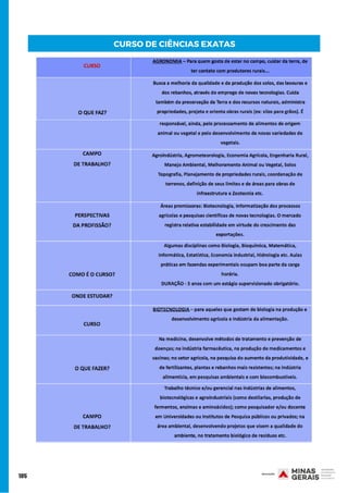 185
CURSO DE CIÊNCIAS EXATAS
 