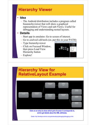 Android layouts | PDF
