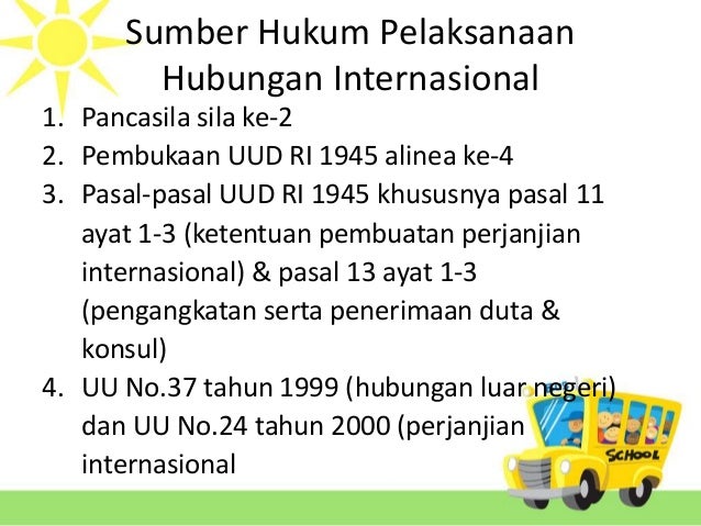 negara antar contoh perjanjian 2 Internasional Hubungan