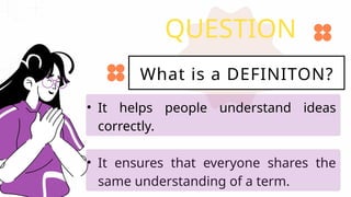 Understanding Technical and Operational Definitions in English Class | PPTX