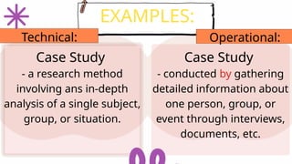 Understanding Technical and Operational Definitions in English Class | PPTX