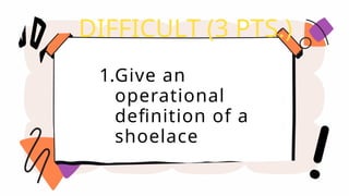 Understanding Technical and Operational Definitions in English Class | PPTX