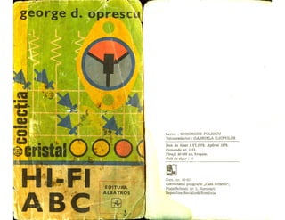 Hi fi abc (g. d. oprescu) (1978)