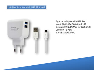 HITECH HI-PLUS MOBILE ACCESSORIES | PPT