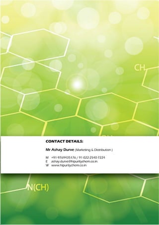 Hi Purity Chemicals Brochure